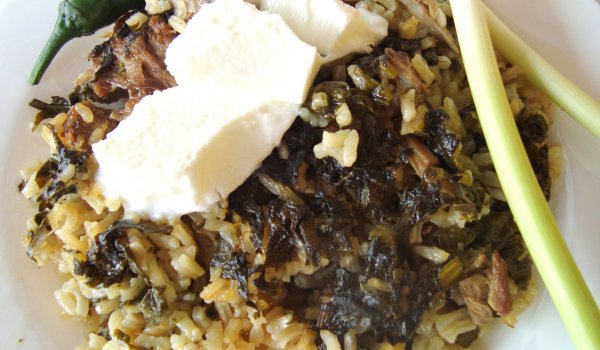 Агнешко с киселец и ориз
