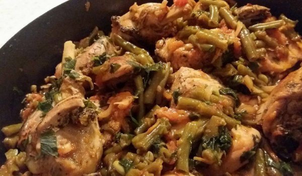 Ароматно пиле със зелен боб