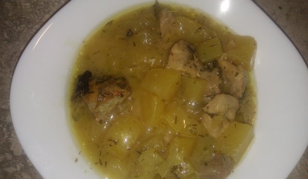 Ароматно свинско с гъбен сос