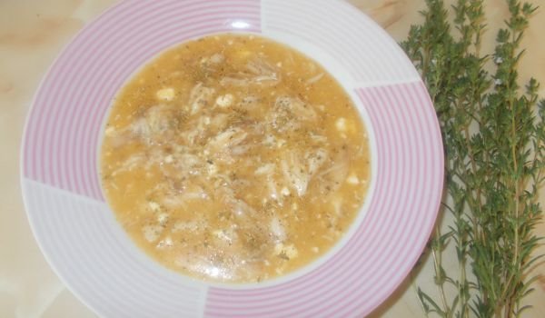 Бабина пилешка каша с ронена чубрица