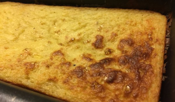 Бананов кекс с прясно мляко