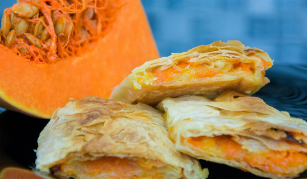 Банички с тиква и карамел