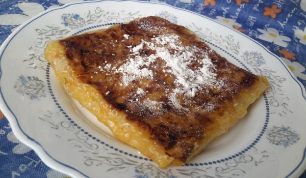 Банички с тиква на тиган