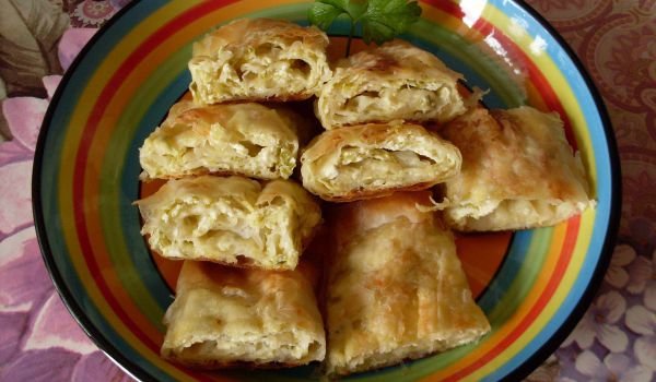 Банички с тиквички и сирене