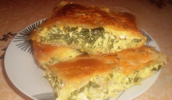 Баница бюрек със спанак