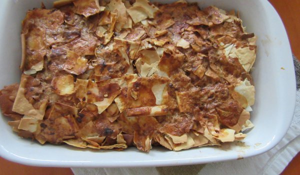 Баница с юфка и яйца