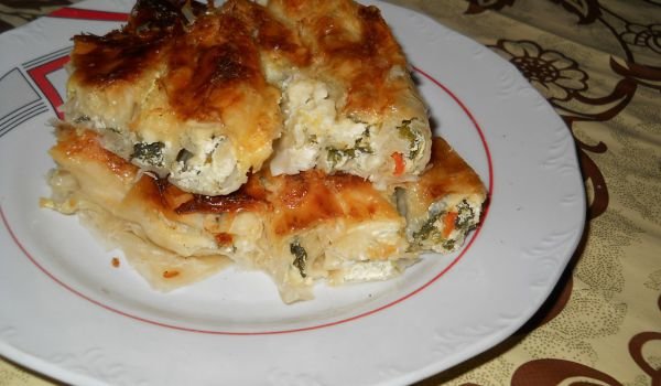 Баница с лапад и майонеза