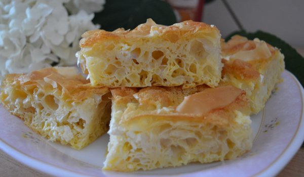 Баница с нагънати кори
