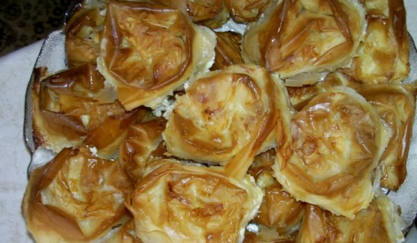 Баница с ориз на охлюви