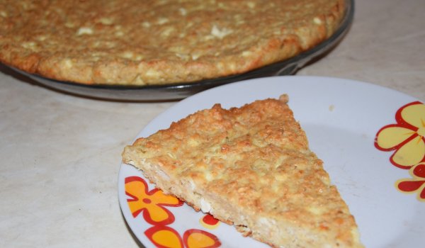 Баница с овесени ядки и сирене