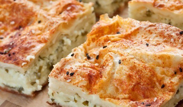 Баница с праз и булгур