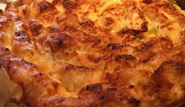 Баница с праз и картофи
