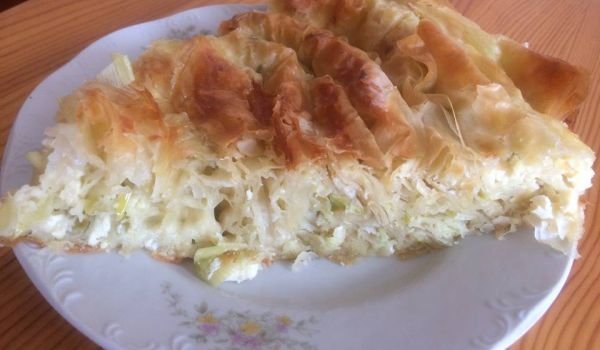 Баница с праз и лимонада