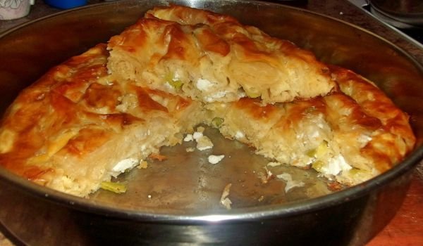 Баница с праз и сирене за Сирни Заговезни