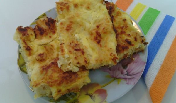 Баница с прясно мляко и сирене