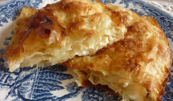 Баница със сирене и краве масло