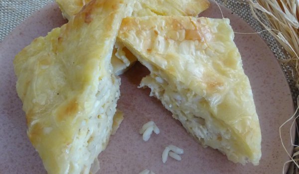 Баница със сирене и ориз