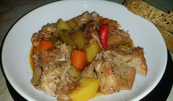 Бавно печено свинско в Crock Pot