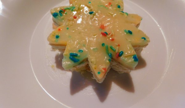 Бисквитена торта с крем Англез