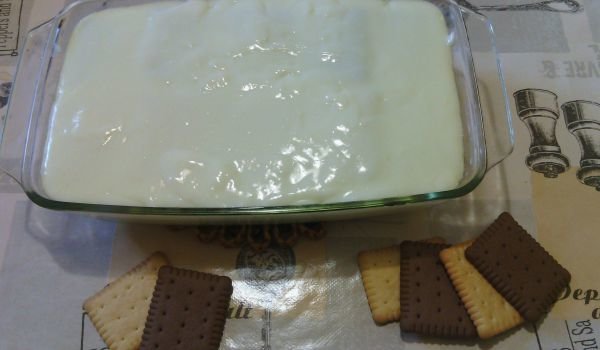 Бисквитена торта с цитрусов вкус