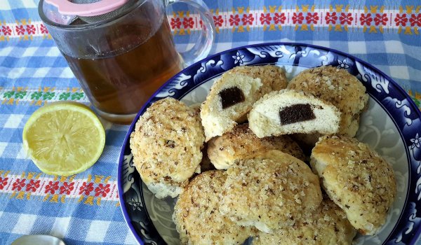 Бисквити-курабийки с мармалад