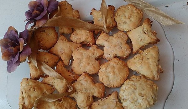 Бисквити с овесени ядки за деца