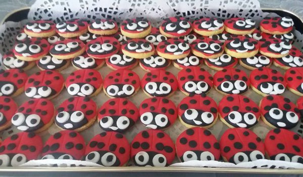 Бисквитки Калинки за кръщене