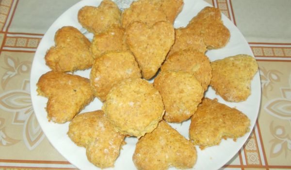 Бисквитки с овесени ядки и слънчогледови семена