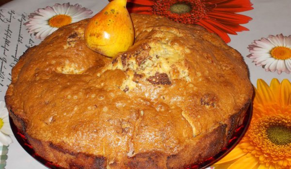 Божествен маслен сладкиш с круши