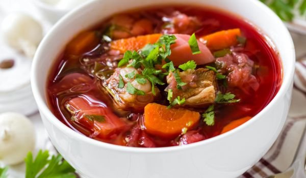 Борш със свинско