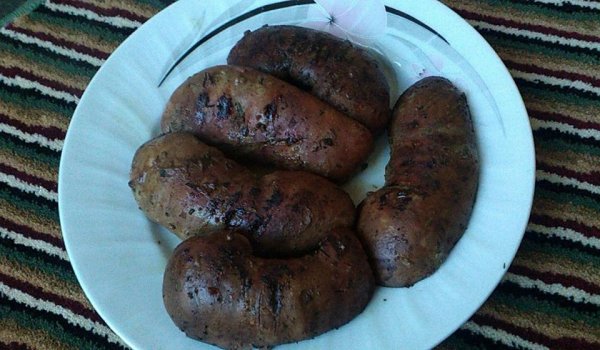 Бъбреци с марината на скара