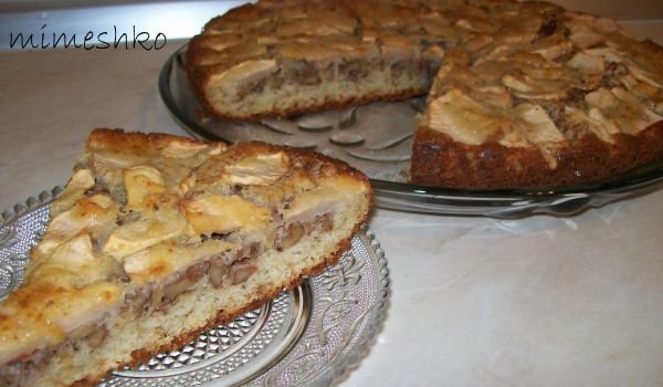 Бърз ябълков сладкиш