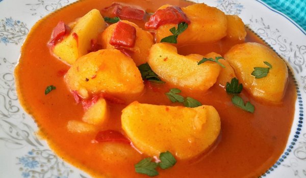 Бърза картофена яхния