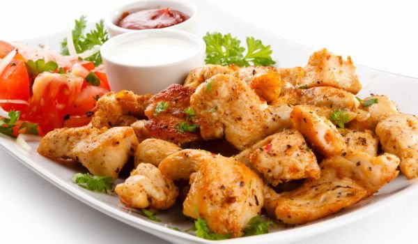 Бързи пилешки хапки на скара