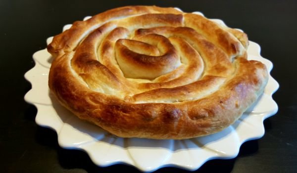 Бутер баничка с шунка и моцарела