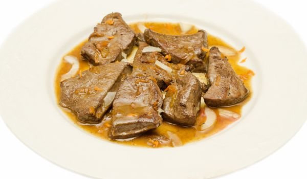 Черен дроб по бургундски