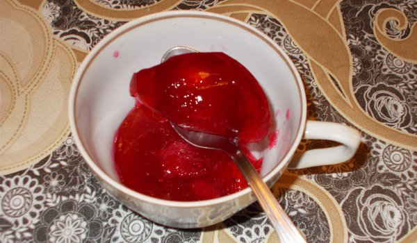 Черешово желирано сладко