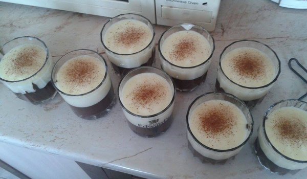 Черно-бели кремчета с ром