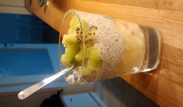 Чиа с ананас и киви