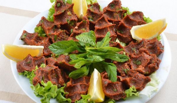 Чий кюфте - Люти булгурени кюфтета