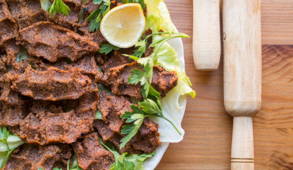 Чий кьофте (Turkish cig kofte)