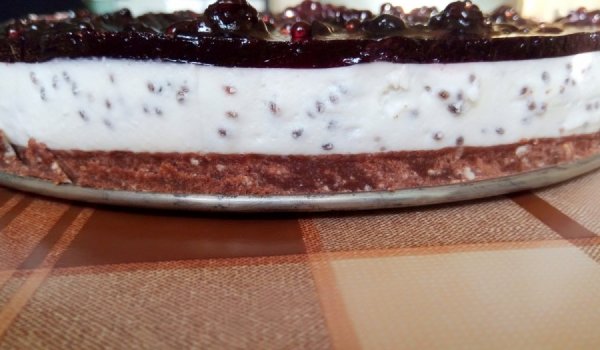 Чийзкейк с бисквити и крема сирене