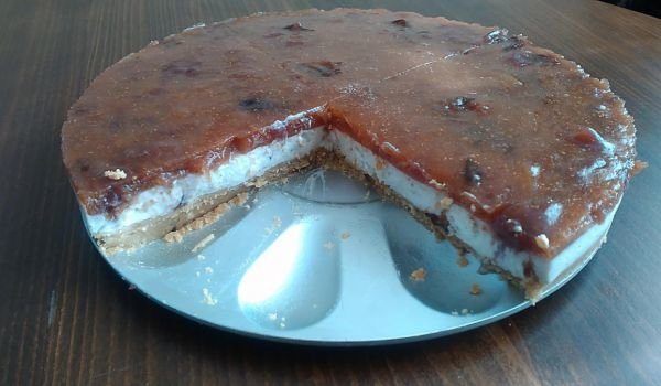 Чийзкейк с орехи и сладко