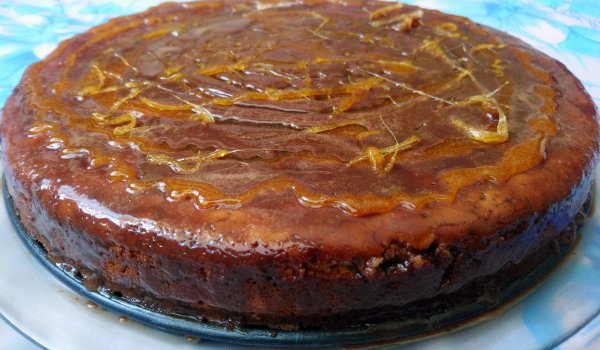 Чийзкейк с шоколад и карамел