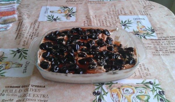 Чийзкейк със сладко от череши