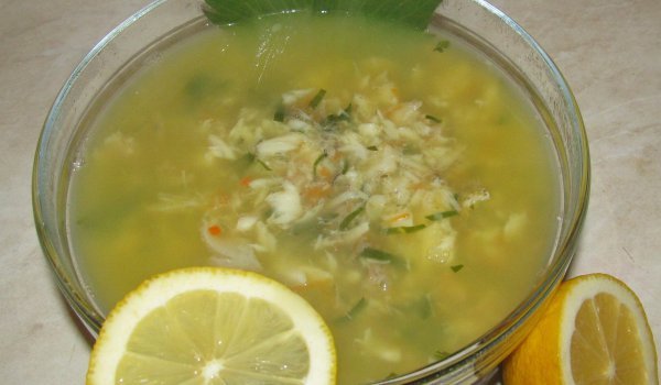 Чорба от Черноморски калкан