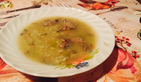 Чорба от дробчета с ориз