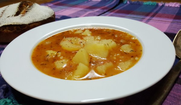 Чорба с картофи и ориз