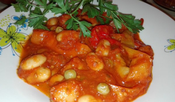 Чорбаджийска салата (на фурна) за зимата