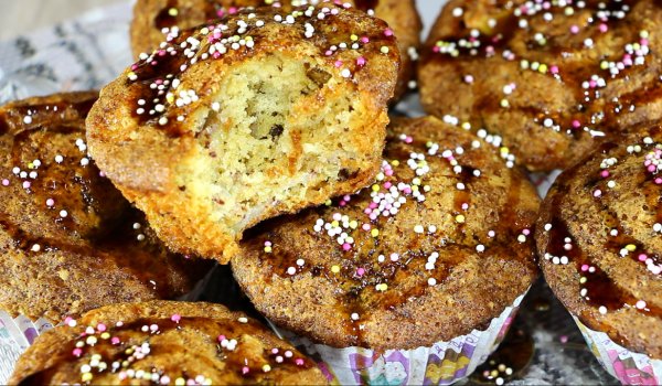 Чудни бананови мъфини